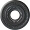 Ekena Millwork Lauren Ceiling Medallion (Fits Canopies up to 6 1/4"), 20 5/8"OD x 6 1/4"ID x 1 3/8"P, Pewter CM20LNPES - alternate 1